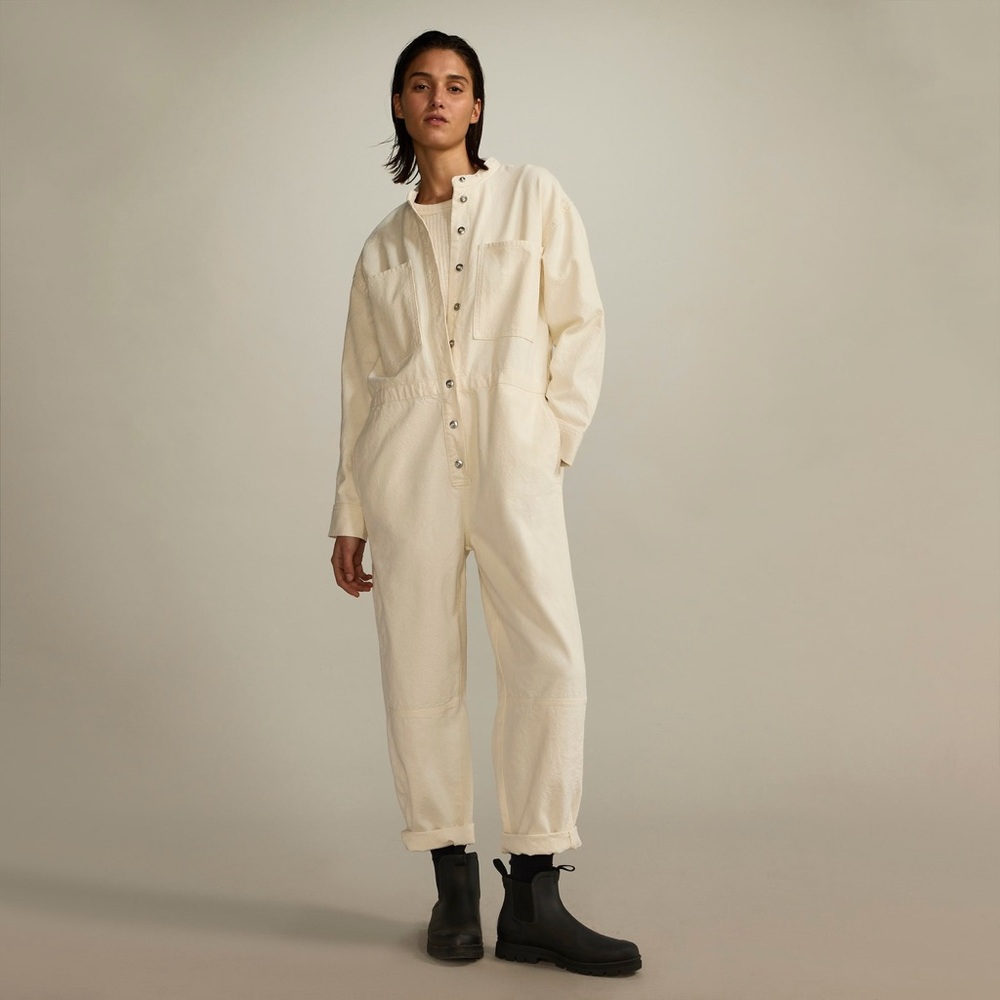 Everlane The Canvas Organic Cotton Coverall Large L Organic Cotton